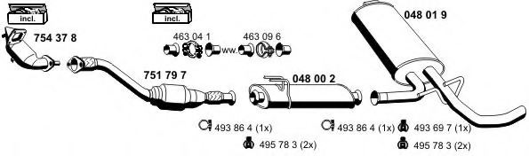 ERNST 100362 Exhaust System
